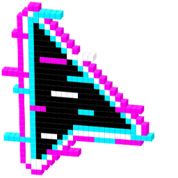 Digital Glitch Pixel Classic arrow cursor