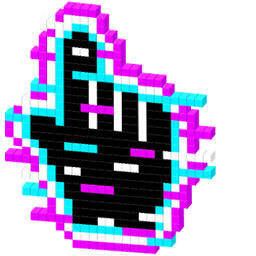 Digital Glitch Pixel Classic hand cursor