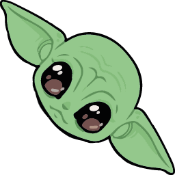 Din Grogu Baby Yoda Star Wars hand cursor