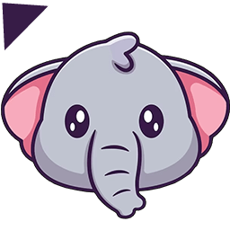 Elephant Cute Animal arrow cursor