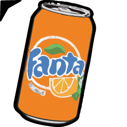 Fanta Soda Eats And Drinks hand cursor