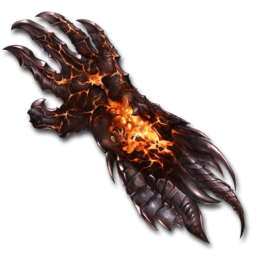 Fantastic Fiery Claw Hand Fantasy arrow cursor