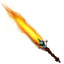 Fire Pointer Steel Fist Fantasy arrow cursor