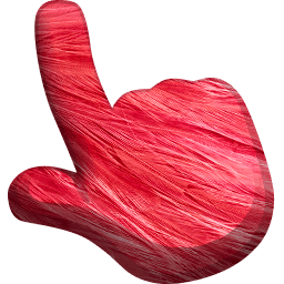 Flamingo Animal Skin Texture hand cursor