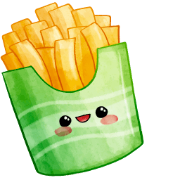 French Fries Kawaii Food And Drinks arrow cursor