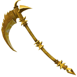 Golden Scythe And Helmet Roblox arrow cursor