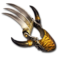 Golden Tiger Sword Fantasy hand cursor