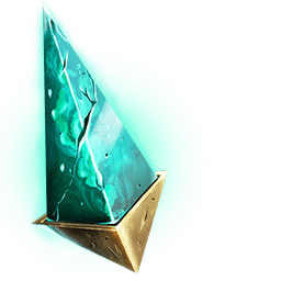 Green Crystal Fantasy hand cursor