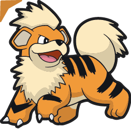 Growlithe Pokemon arrow cursor