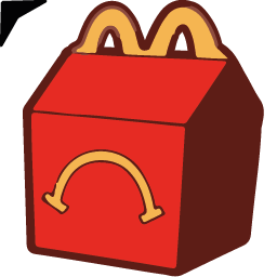 Happy Meal Eats And Drinks hand cursor