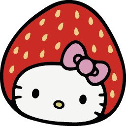 Hello Kitty Strawberry arrow cursor