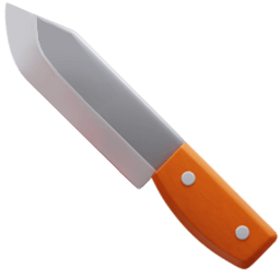 Pakiet kursorów Horror Knife 3D Emoji - cutecursors.com