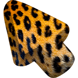 Jaguar Animal Skin Texture arrow cursor