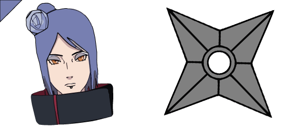 Konan Naruto arrow cursor