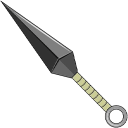 Kunai Naruto hand cursor