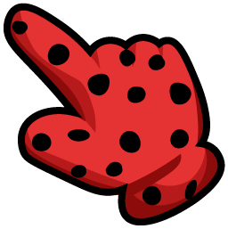 Ladybug Impostor Among Us hand cursor