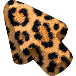 Leopard Animal Skin Texture arrow cursor