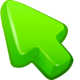 Lime Color arrow cursor