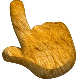 Lion Animal Skin Texture hand cursor