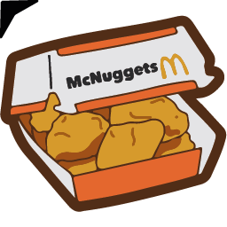 Mc Nuggets Eats And Drinks arrow cursor