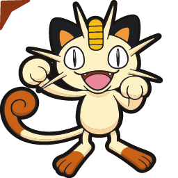 Meowth Pokemon hand cursor