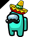 Mexico hat impostor among us cursor arrow cursor