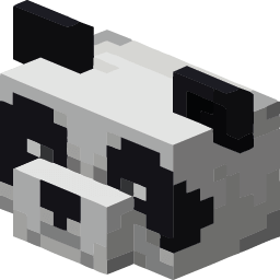 Panda and Bamboo Minecraft hand cursor