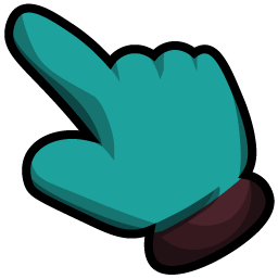 Perry impostor among us cursor hand cursor