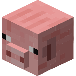 Pig and Melon Minecraft hand cursor