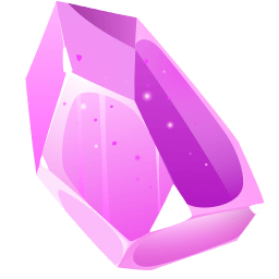 Pink Sapphire Gam Stone arrow cursor