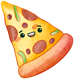 Pizza Kawaii Food And Drinks arrow cursor