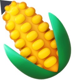 Popcorn 3D Emoji arrow cursor