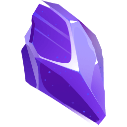 Purple Ametist Gam Stone arrow cursor