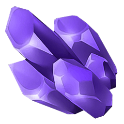 Purple Ametist Gam Stone hand cursor