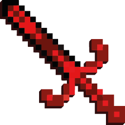 Red Stone Sword Ruby Minecraft arrow cursor