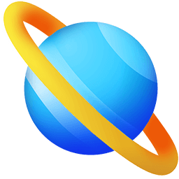 Rocket In Space 3D Emoji hand cursor