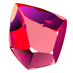 Ruby Red Gam Stone arrow cursor