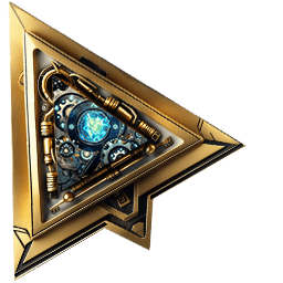 Steampunk Golden Pyramid Fantasy arrow cursor