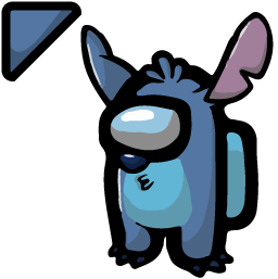 Stitch impostor among us cursor arrow cursor