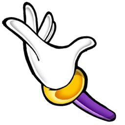 The Purple Sonic Girl arrow cursor