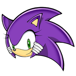 The Purple Sonic Girl hand cursor