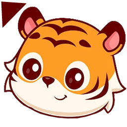 Tiger Cute Animal arrow cursor