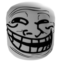 Trollface Roblox hand cursor