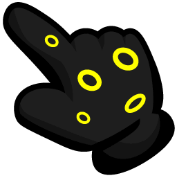 Umbreon impostor among us cursor hand cursor