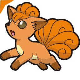 Vulpix Pokemon arrow cursor