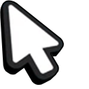 White Basic arrow cursor