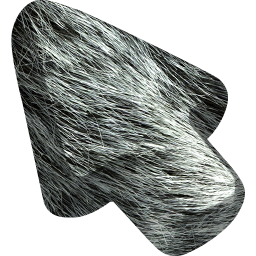 Wolf Animal Skin Texture arrow cursor