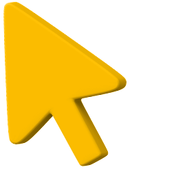 Yellow Classic arrow cursor