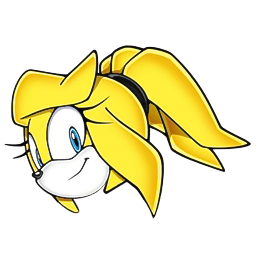 Zooey Yellow Female Sonic hand cursor