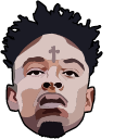 21 Savage & Issa Knife Tattoo hand cursor